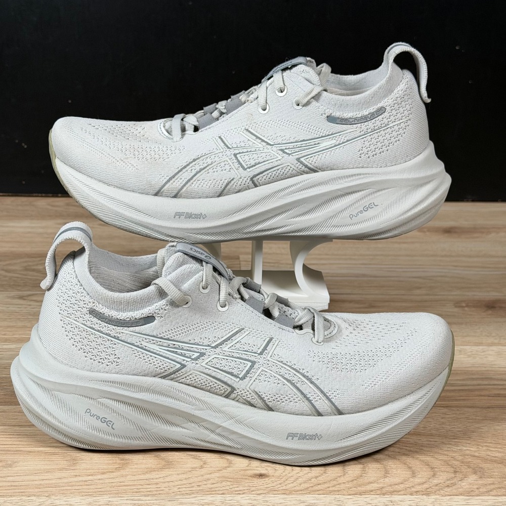 ASICS Gel-Nimbus 25 Shoes Womens Size 7 Grey Running Athletic Sneakers 1012B601